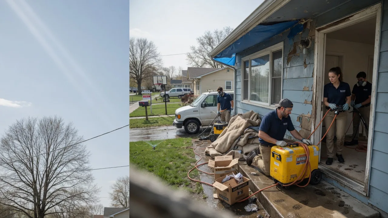 Basement Flood Cleanup in Loves Park, IL near me